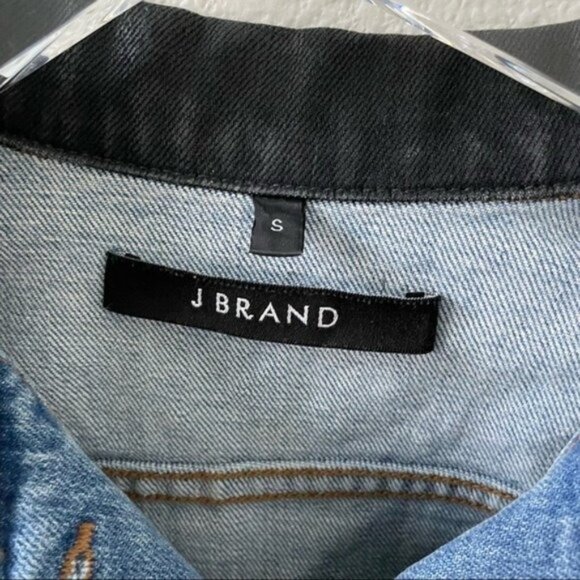 J Brand Two Tone Bowie Jean Jacket - Picture 8 of 11